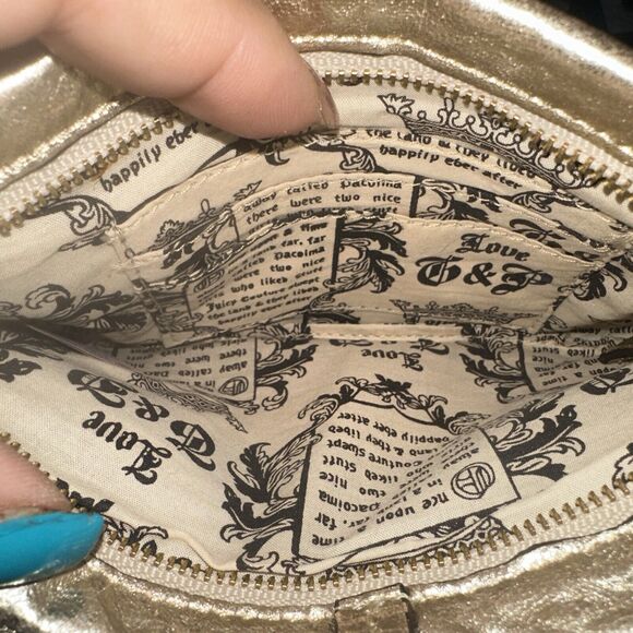 NWOT Vintage Juicy Couture Wristlet Pink Genuine Leather Wallet Clutch In Box - Picture 6 of 8